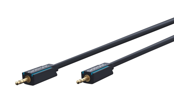 ClickTronic 3,5 mm AUX-kabel, stereo Premium-kabel | 1x 3,5 mm jackplugg 1x 3,5 mm jackplugg | 3,0 m | OFC innerleder i gruppen Elektronikk / Kabler og adaptere / Lyd analog / 3,5 mm hos TP E-commerce Nordic AB (C43404)