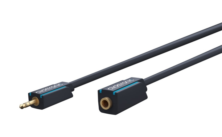ClickTronic 3,5 mm AUX-forlengelseskabel, stereo Premium-kabel | 1x 3,5 mm jackplugg 1x 3,5 mm jackplugg | 1,5 m | OFC innerleder i gruppen Elektronikk / Kabler og adaptere / Lyd analog / 3,5 mm hos TP E-commerce Nordic AB (C43411)