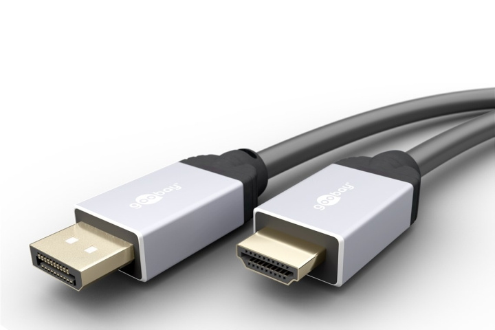 Goobay Adapterkabel för DisplayPort™/Höghastighets HDMI™ Displayport™ plugg > HDMI™-kontakt (typ A) i gruppen Datautstyr / Kabler og adaptere / DisplayPort / Kabler hos TP E-commerce Nordic AB (C43445)
