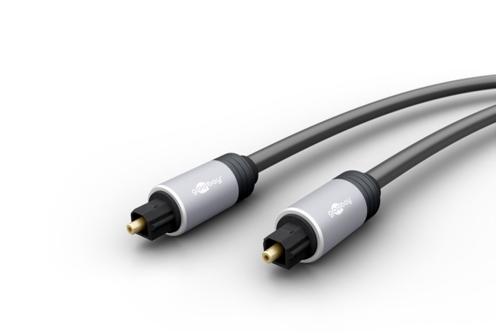 Goobay Toslink-kabel med metallplugger Toslink-kontakt > Toslink-kontakt, 1,5 m i gruppen Elektronikk / Kabler og adaptere / Lyd Digital hos TP E-commerce Nordic AB (C43470)