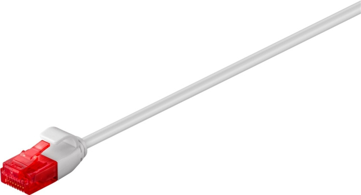 Goobay CAT 6 smal patchkabel, U/UTP, grå kobberleder (CU), 3 m i gruppen Datautstyr / Kabler og adaptere / Nettverk / Cat6 hos TP E-commerce Nordic AB (C43514)