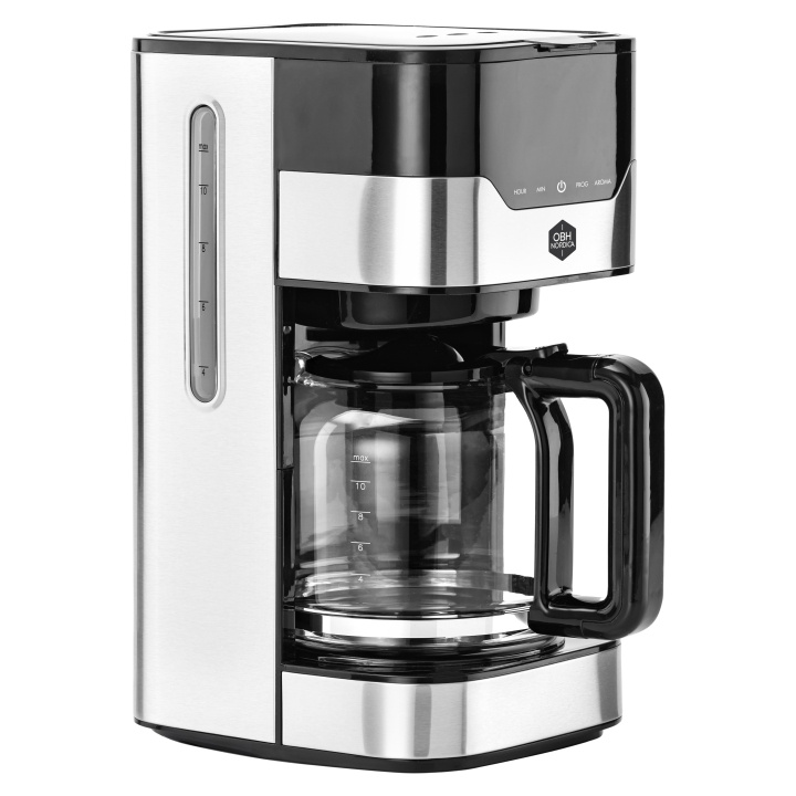 OBH Nordica Timer Aroma kaffetrakter, svart i gruppen HJEM, HUS OG HAGE / Husholdningsapparater / Kaffe og espresso / Kaffetraktere hos TP E-commerce Nordic AB (C43774)