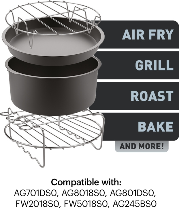 OBH Nordica OBH Nordica /Tefal Easy Fry tilbehørssett for XXL airfryer-modeller i gruppen HJEM, HUS OG HAGE / Husholdningsapparater / Airfryers og frityrkokere hos TP E-commerce Nordic AB (C43803)