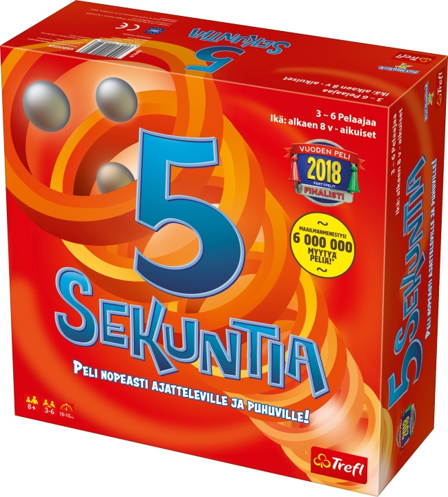 Trefl 5 sekunder brettspill i gruppen LEKER, BARN OG BABY / Spill / Brettspill hos TP E-commerce Nordic AB (C43822)