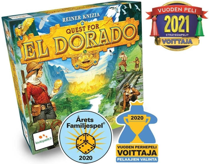 Strategispillet Quest for Eldorado i gruppen LEKER, BARN OG BABY / Spill / Brettspill hos TP E-commerce Nordic AB (C43846)