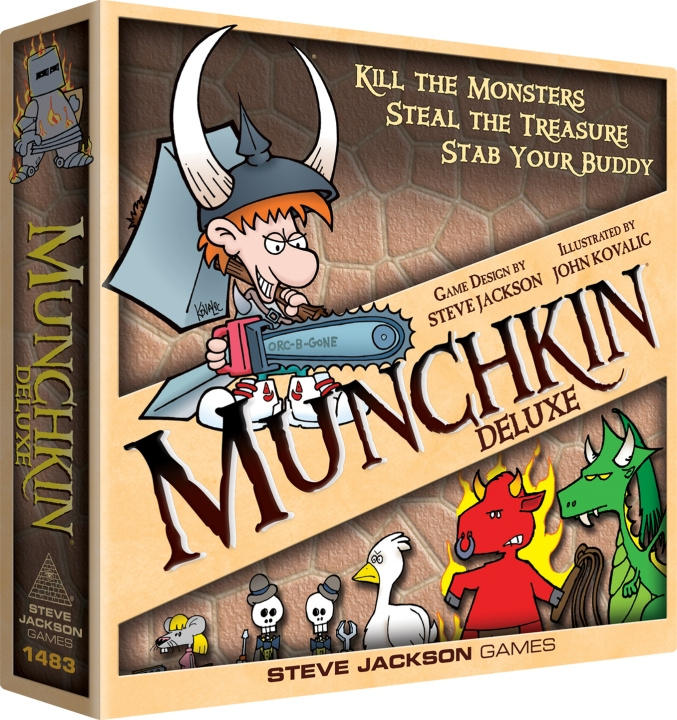 Munchkin Deluxe Strategispel (ENG) i gruppen LEKER, BARN OG BABY / Leker / Brettspill / Familiespill hos TP E-commerce Nordic AB (C43850)