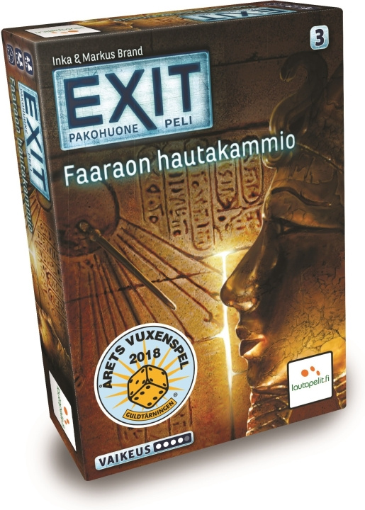 EXIT: Pharaoh\'s Tomb escape room-spel i gruppen LEKER, BARN OG BABY / Leker / Brettspill / Familiespill hos TP E-commerce Nordic AB (C43857)