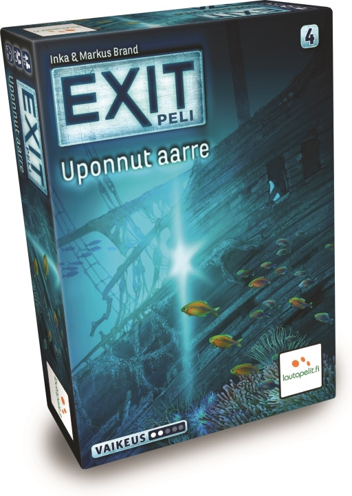 EXIT: Sunken treasure escape room-spel i gruppen LEKER, BARN OG BABY / Leker / Brettspill / Familiespill hos TP E-commerce Nordic AB (C43858)