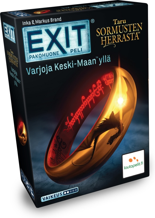 EXIT The Lord of the Rings - Shadows over Central Earth escape room-spel i gruppen LEKER, BARN OG BABY / Leker / Brettspill / Familiespill hos TP E-commerce Nordic AB (C43889)