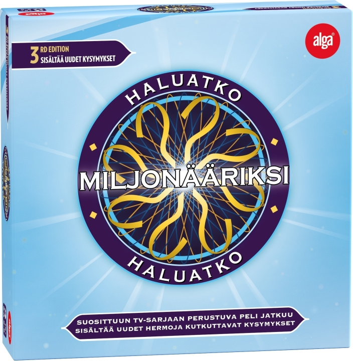 Alga Want to be a Millionaire 3rd Edition brädspel i gruppen LEKER, BARN OG BABY / Leker / Brettspill / Familiespill hos TP E-commerce Nordic AB (C43897)