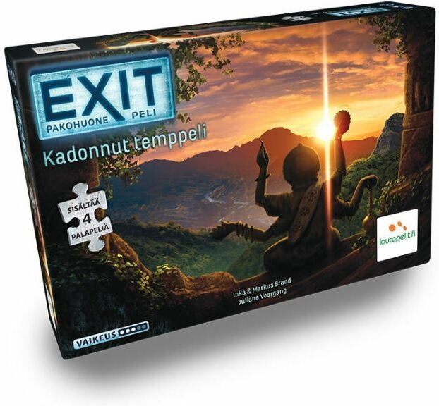 EXIT Puzzle The Lost Temple - rømningsrom puslespill i gruppen LEKER, BARN OG BABY / Spill / Brettspill hos TP E-commerce Nordic AB (C43926)