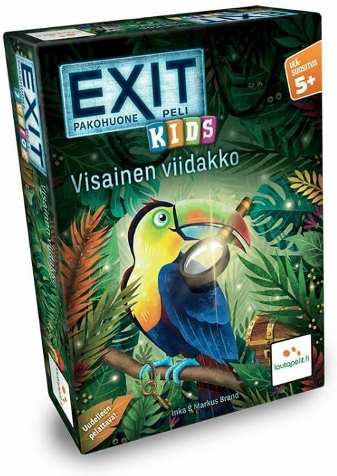 EXIT Kids Tricky jungle escape room-spill for barn i gruppen LEKER, BARN OG BABY / Spill / Brettspill hos TP E-commerce Nordic AB (C43928)