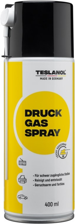 Teslanol Trykkluftspray for rengjøring og avstøving av elektronisk og finmekanisk utstyr - 400 ml i gruppen Datautstyr / Datamaskin Tilbehør / Annet hos TP E-commerce Nordic AB (C43949)