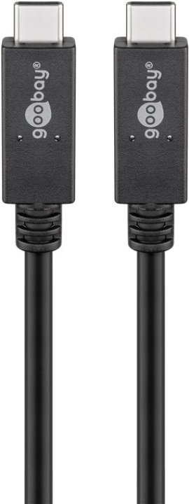 Goobay USB-C™-kabel USB 3.2 Gen 2x2, USB-PD, 5A, 1 m, svart USB-C™-plugg > USB-C™-plugg i gruppen Datautstyr / Kabler og adaptere / USB / USB-C hos TP E-commerce Nordic AB (C43971)