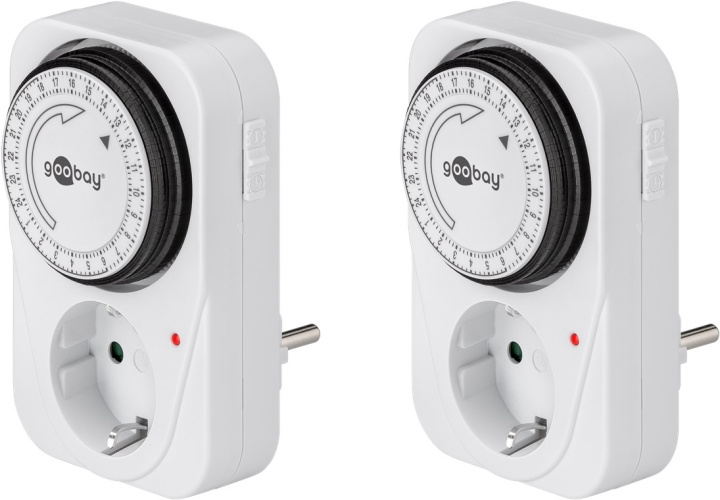 Goobay Sett med 2 analoge tidtakere Enkel å bruke analog tidtaker i gruppen HJEM, HUS OG HAGE / El og belysning / Timer hos TP E-commerce Nordic AB (C44043)