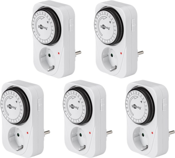 Goobay Sett med 5 analoge tidtakere Enkel å bruke analog tidtaker i gruppen HJEM, HUS OG HAGE / El og belysning / Timer hos TP E-commerce Nordic AB (C44045)