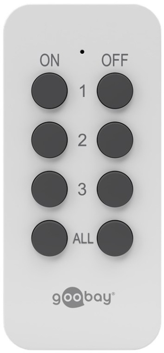 Goobay Fjärrströmbrytare – med fjärrkontroll som tillägg till eller ersättning för fjärrströmbrytarsats i gruppen HJEM, HUS OG HAGE / El og belysning / Timer hos TP E-commerce Nordic AB (C44065)