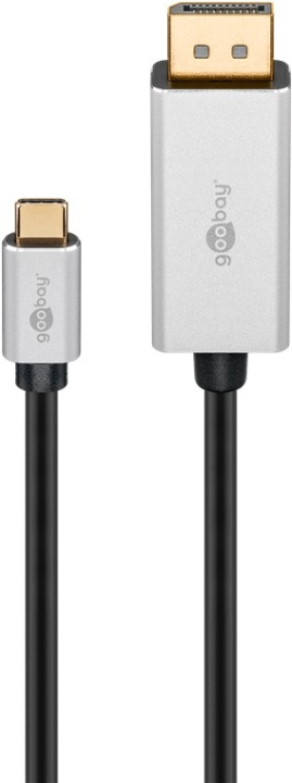 Goobay USB-C™ till DisplayPort™-adapterkabel, 2 m USB-C™-kontakt > DisplayPort™-kontakt i gruppen Datautstyr / Kabler og adaptere / DisplayPort / Kabler hos TP E-commerce Nordic AB (C44090)