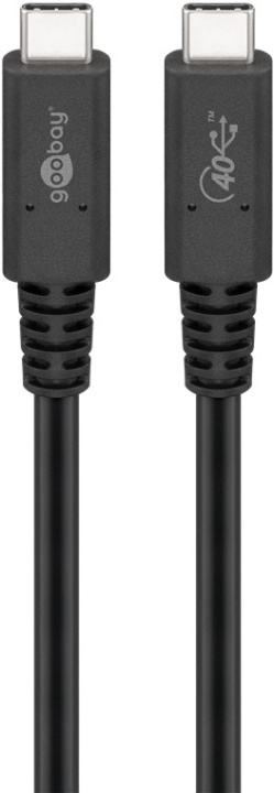 Goobay USB-C™-kabel USB4™ Gen 3x2, 0,8 m USB-C™-kontakt > USB-C™-kontakt i gruppen Datautstyr / Kabler og adaptere / USB / USB-C hos TP E-commerce Nordic AB (C44092)