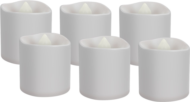 Goobay Sett med 6 LED-teklys med fjernkontroll, for innendørs bruk (IP20), varmhvit (2700 K), lading via USB i gruppen Elektronikk / Lys / Annen belysning hos TP E-commerce Nordic AB (C44115)