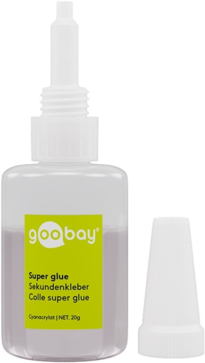 Goobay Superlim 20 g lämplig för många substrat i gruppen HJEM, HUS OG HAGE / Kontorsmaterialer / Teip / Lim hos TP E-commerce Nordic AB (C44175)