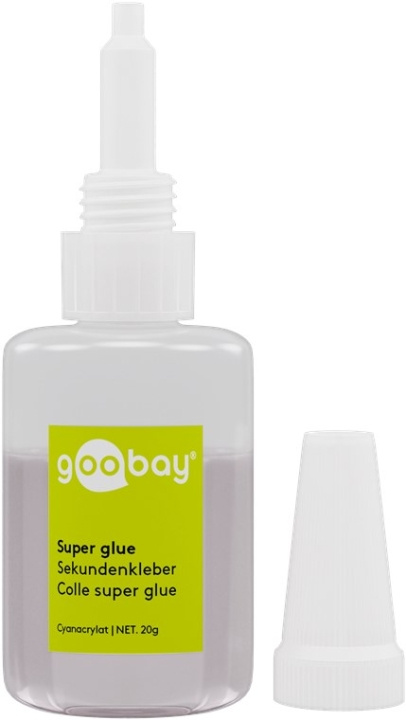 Goobay Superlim 20 g egnet for mange underlag i gruppen HJEM, HUS OG HAGE / Kontorsmaterialer / Teip / Lim hos TP E-commerce Nordic AB (C44175)
