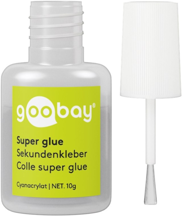 Goobay Superlim 10 g lämplig för många substrat i gruppen HJEM, HUS OG HAGE / Kontorsmaterialer / Teip / Lim hos TP E-commerce Nordic AB (C44176)