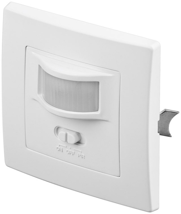 Goobay Infrarød bevegelsesdetektor for innfelt veggmontering, 160° deteksjon, 9 m rekkevidde, for innendørs bruk (IP20), LED tilpasset i gruppen HJEM, HUS OG HAGE / Alarm, Sikkerhet og overvåking / Bevegelsesdetektorer hos TP E-commerce Nordic AB (C44232)