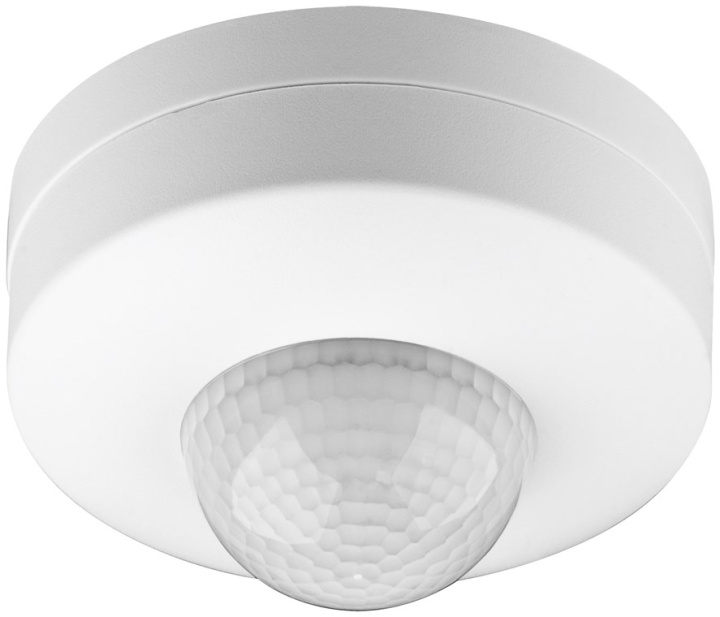 Goobay Takmontert infrarød bevegelsesdetektor, 360° deteksjon, 12 m rekkevidde, for innendørs bruk (IP20), LED-tilpasset, 3-fold infrarødt lys i gruppen HJEM, HUS OG HAGE / Alarm, Sikkerhet og overvåking / Bevegelsesdetektorer hos TP E-commerce Nordic AB (C44234)