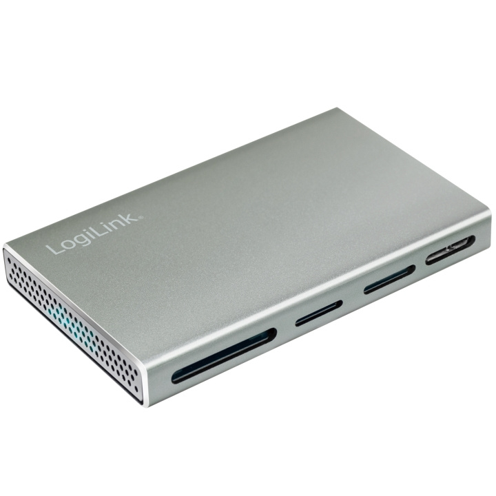 LogiLink 5-i-1 minnekortleser USB 3.2 Gen 1 5 Gbit/s i gruppen Elektronikk / Lagringsmedia / Minnekortleser hos TP E-commerce Nordic AB (C44260)