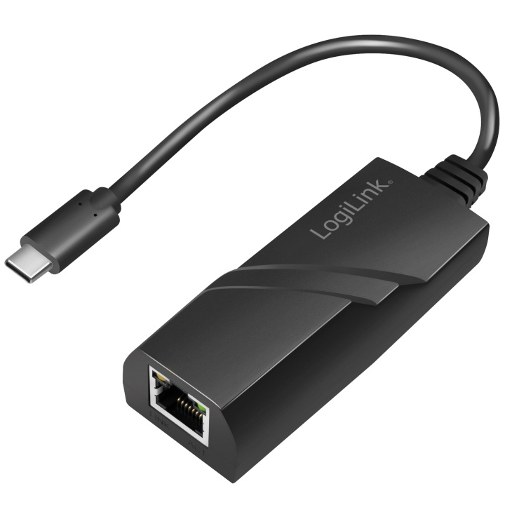 LogiLink USB-C -> Nettverkskontakt RJ45 Gigabit i gruppen Datautstyr / Kabler og adaptere / USB / USB-C hos TP E-commerce Nordic AB (C44263)