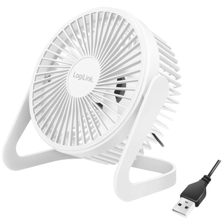 LogiLink USB-vifte Ø15,24 cm Hvit i gruppen Datautstyr / Datamaskin Tilbehør / Annet hos TP E-commerce Nordic AB (C44272)