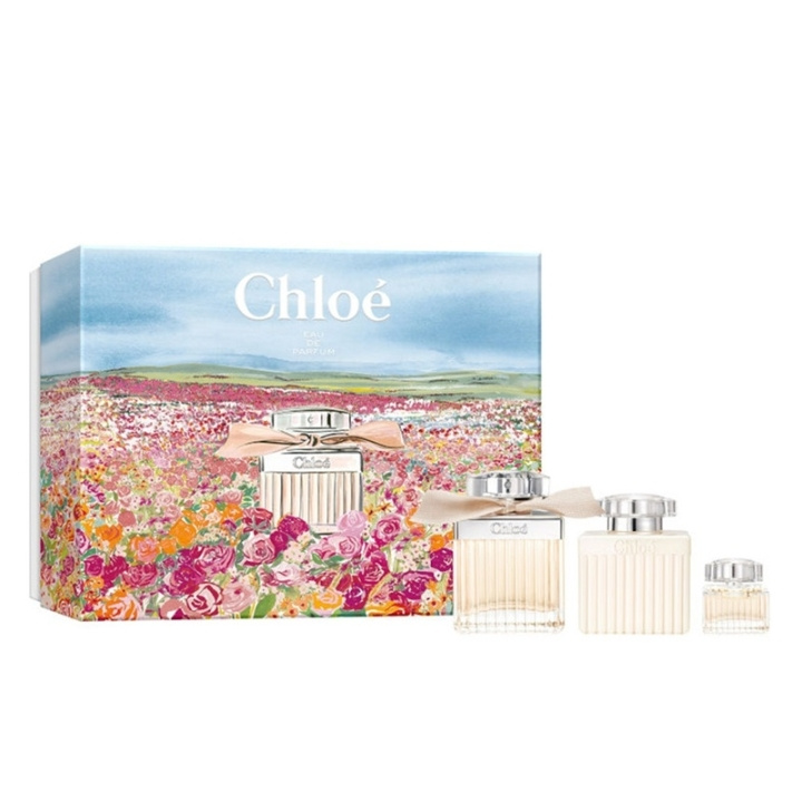 Chloe Gavesett Chloe Signature Edp 75ml + Bodylotion 100ml + Edp 5ml i gruppen HELSE OG SKJØNNHET / Gavesett / Gavesett for henne hos TP E-commerce Nordic AB (C44310)