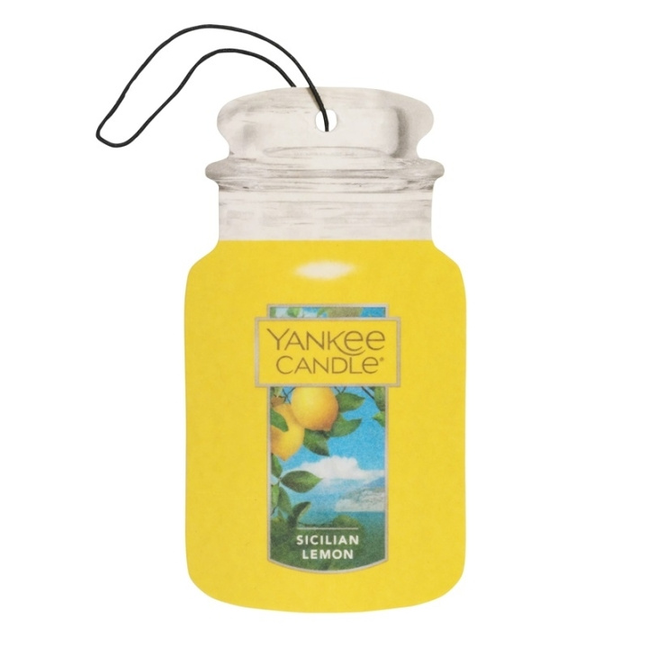 Yankee Candle Car Jar Air Freshener Sicilian Lemon i gruppen Bil / Bilrengjøring hos TP E-commerce Nordic AB (C44317)