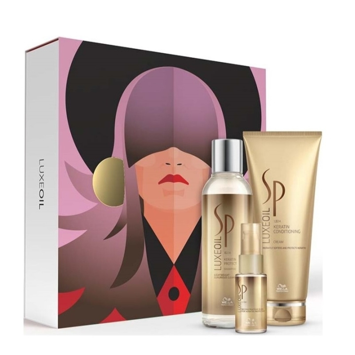 Wella SP Classic LuxeOil Christmas Box 2023 i gruppen HELSE OG SKJØNNHET / Gavesett / Gavesett for henne hos TP E-commerce Nordic AB (C44336)