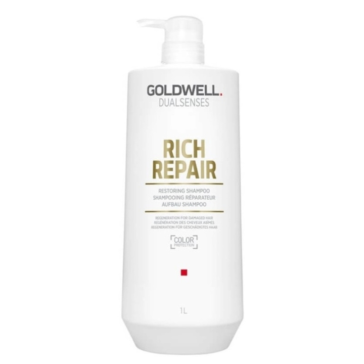 Goldwell Dualsenses Rich Repair Restoring Shampoo 1000ml i gruppen HELSE OG SKJØNNHET / Hår & styling / Hårpleie / Sjampo hos TP E-commerce Nordic AB (C44345)