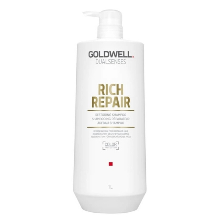 Goldwell Dualsenses Rich Repair Restoring Shampoo 1000 ml i gruppen HELSE OG SKJØNNHET / Hår & styling / Hårpleie / Sjampo hos TP E-commerce Nordic AB (C44345)