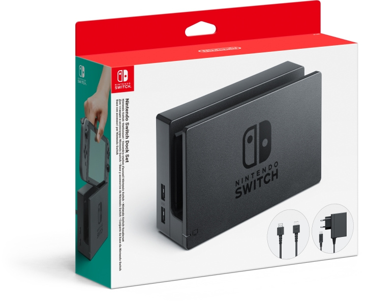 Nintendo Switch Dock-sett, Switch i gruppen Elektronikk / TV-spill & tilbehør / Nintendo Switch / Tilbehør hos TP E-commerce Nordic AB (C44465)