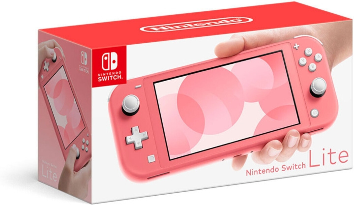 Nintendo Switch Lite spillkonsoll, rosa i gruppen Elektronikk / TV-spill & tilbehør / Nintendo Switch / Spillkonsoller hos TP E-commerce Nordic AB (C44469)