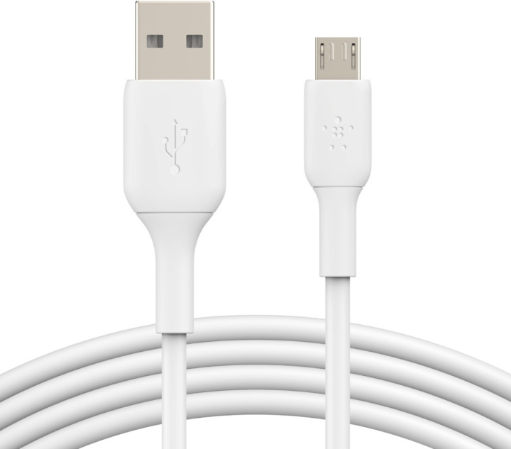 Belkin BOOST CHARGE™ micro-USB - USB-A kaapeli, 1m, valkoinen i gruppen SMARTTELEFON & NETTBRETT / Ladere og Kabler / Kabler / Kabler microUSB hos TP E-commerce Nordic AB (C44471)