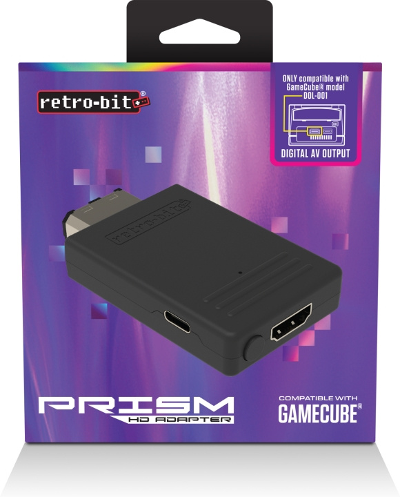 Retro-Bit Prism HD Adapter videoadapter, Nintendo Gamecube i gruppen Elektronikk / TV-spill & tilbehør / Nintendo Gamecube hos TP E-commerce Nordic AB (C44497)