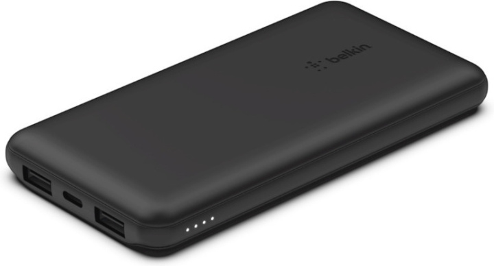 Belkin Power Bank 10K -varavirtalähde, 10 000 mAh, musta i gruppen SMARTTELEFON & NETTBRETT / Ladere og Kabler / Powerbanks hos TP E-commerce Nordic AB (C44503)