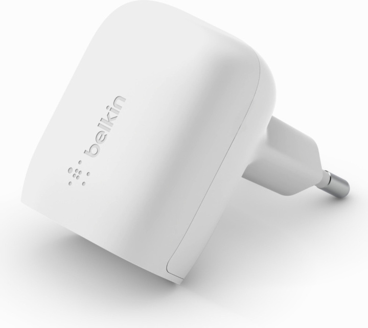 Belkin Boost Charge USB-C 20 W PD 3.1 -verkkovirtalaturi i gruppen SMARTTELEFON & NETTBRETT / Ladere og Kabler / Vegglader / Vegglader Type C hos TP E-commerce Nordic AB (C44533)