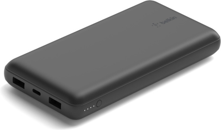 Belkin Power Bank 20K -varavirtalähde, 20 000 mAh, musta i gruppen SMARTTELEFON & NETTBRETT / Ladere og Kabler / Powerbanks hos TP E-commerce Nordic AB (C44540)