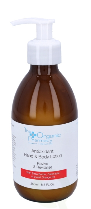 The Organic Pharmacy Antioxidant Hand & Body Lotion 250 ml With Shea Butter, Canlendula & Sweet Orange Oil i gruppen HELSE OG SKJØNNHET / Hudpleie / Kroppspleie / Body lotion hos TP E-commerce Nordic AB (C44749)