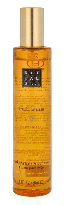 Rituals Mehr Sparkling Hair & Body Mist 50 ml Sweet Orange & Cedar Wood i gruppen HELSE OG SKJØNNHET / Hudpleie / Kroppspleie / Bodymist hos TP E-commerce Nordic AB (C44775)