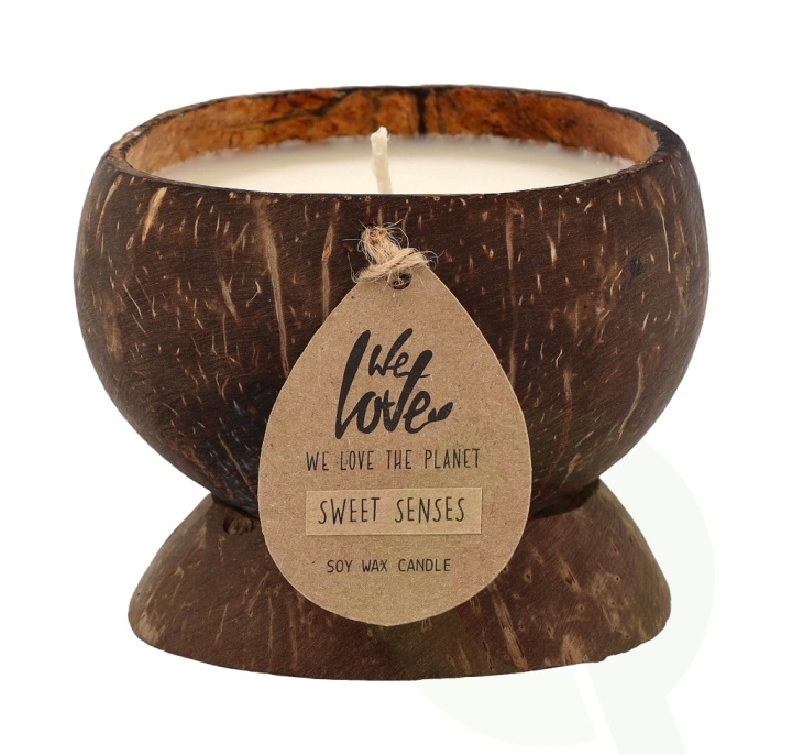 We Love The Planet Coconut Soywax Candle 200 gr Sweet Senses i gruppen HELSE OG SKJØNNHET / Duft og parfyme / Andre dufter / Duftlys hos TP E-commerce Nordic AB (C44820)