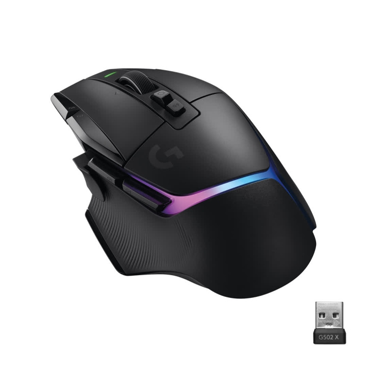 Logitech G502 X Plus trådløs spillmus, svart/premium i gruppen Datautstyr / GAMING / Mus hos TP E-commerce Nordic AB (C44929)