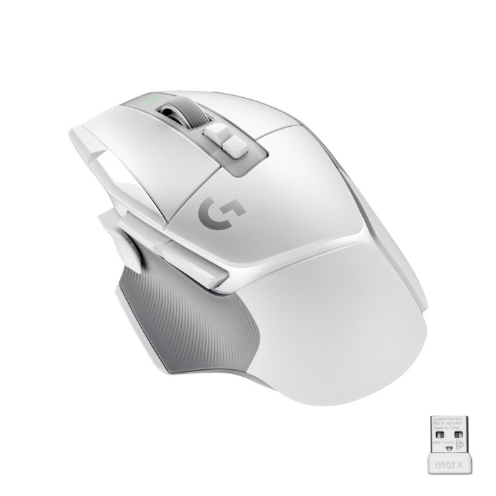 Logitech G502 X LIGHTSPEED trådløs spillmus, hvit/kjerne i gruppen Datautstyr / GAMING / Mus hos TP E-commerce Nordic AB (C44932)