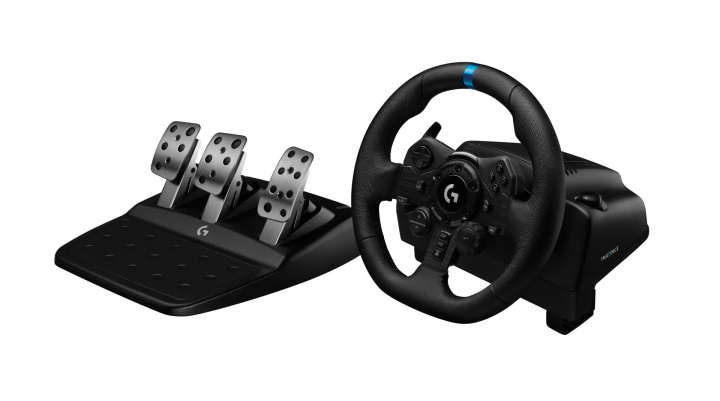 Logitech G923 TRUEFORCE Racing Wheel (PS5/PS4/PC) i gruppen Datautstyr / GAMING / Gaming-tilbehør hos TP E-commerce Nordic AB (C44943)